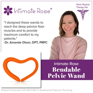Bendable pelvic wand